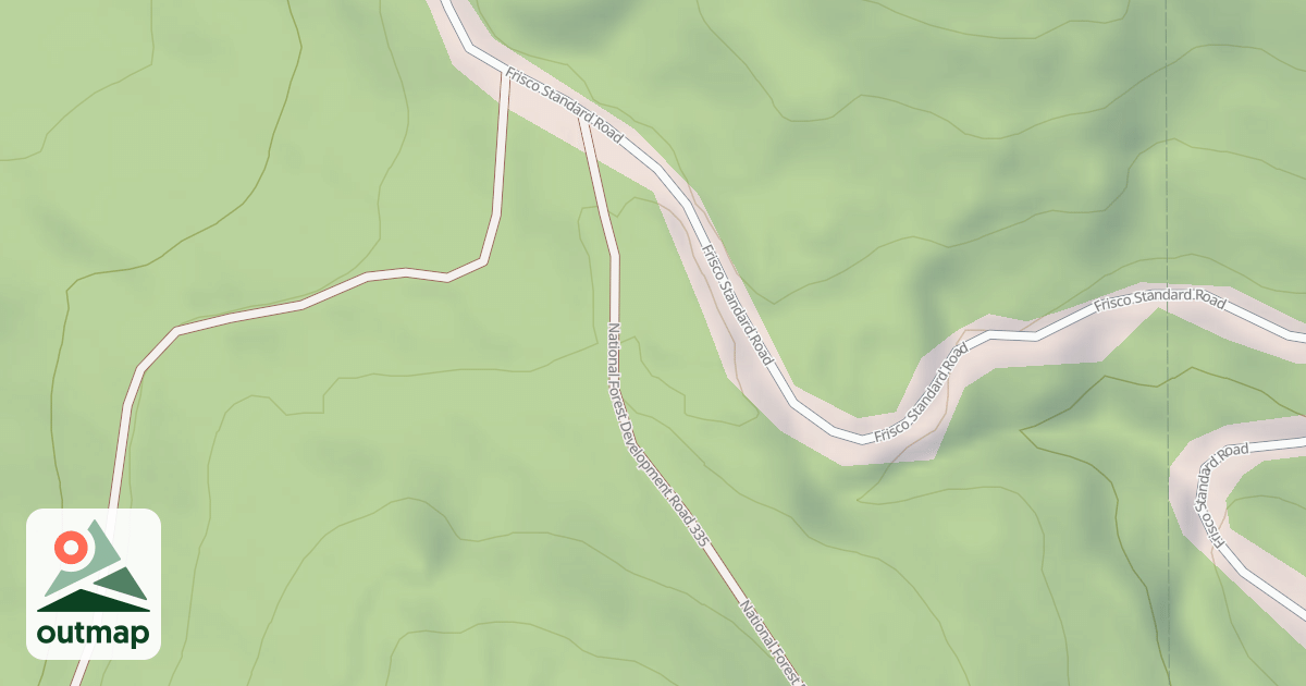 Map of USFS Motor Vehicle Use Map Roads {7D2346AB-A567-4018-B211-B74BE8CF90F7}