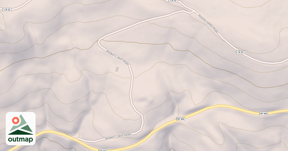 Map of BODKIN CABIN