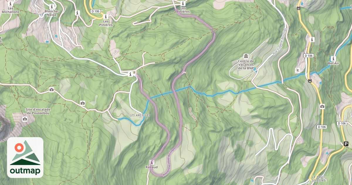 Map of Ancienne Voie du Tram