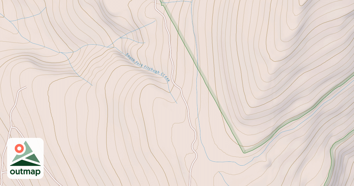 Map of BOWMAN DITCH SPUR