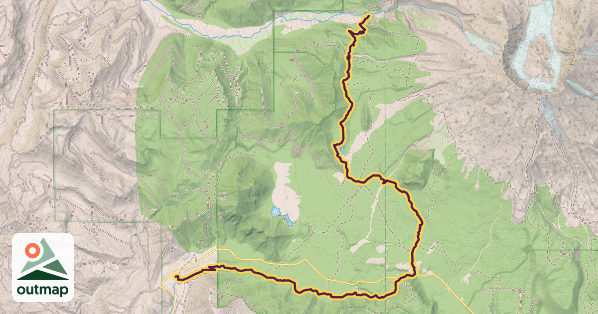 Map of Toutle Trail
