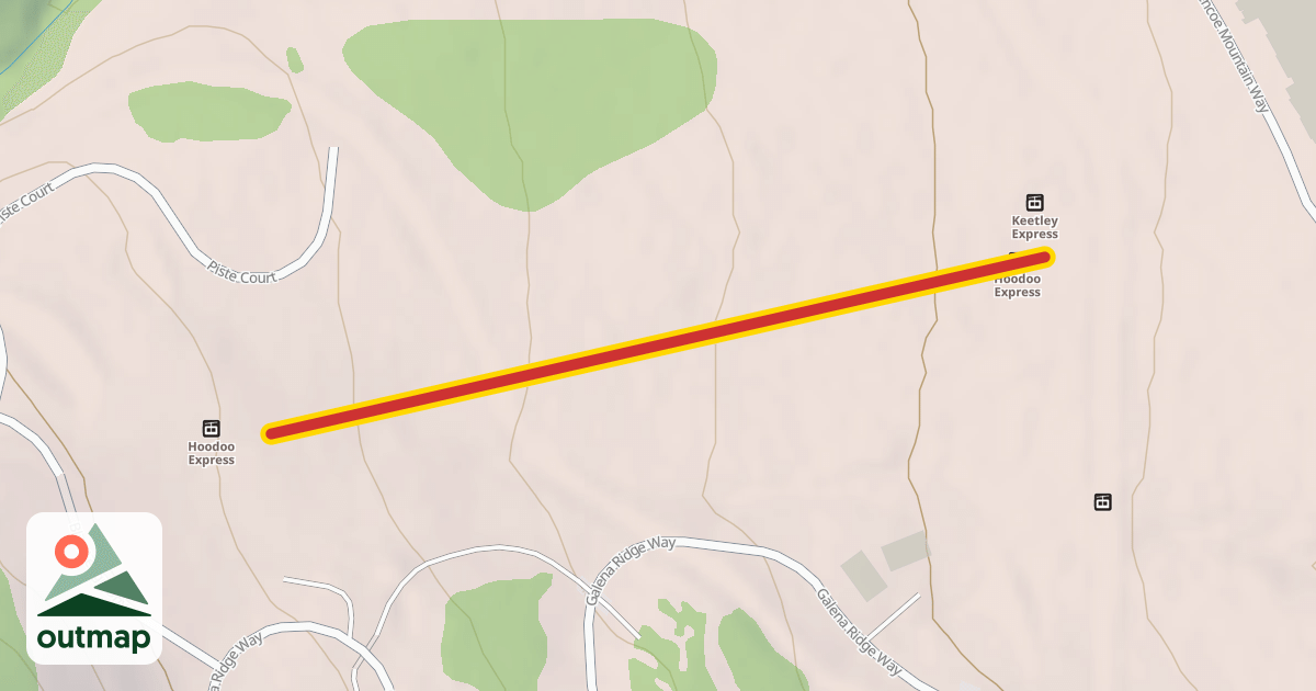 Map of Hoodoo Express