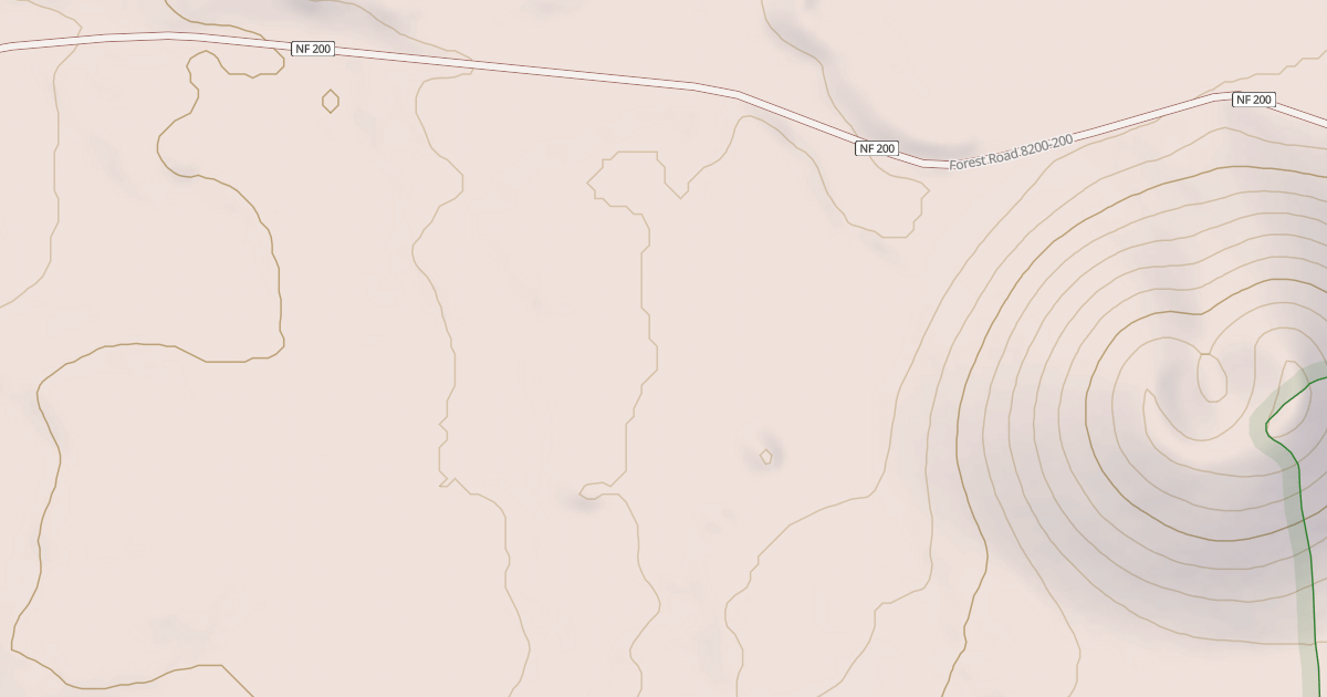 Map preview of USFS Motor Vehicle Use Map Roads {FAEF9A8B-2540-4800-BC4F-AA49E370BC24}