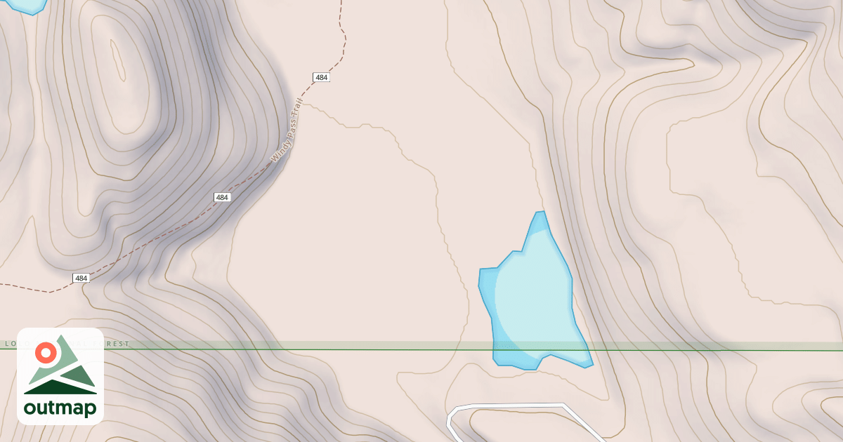 Map of BEAR CREEK/ PENNEY LAKE