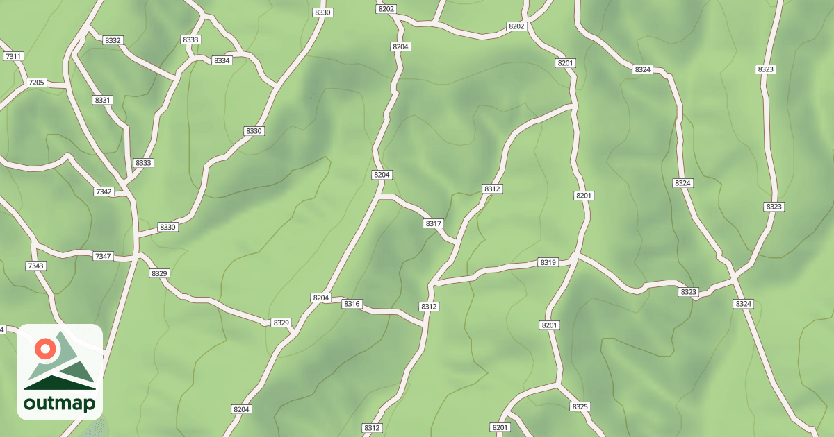 Map of USFS Motor Vehicle Use Map Trails 20007