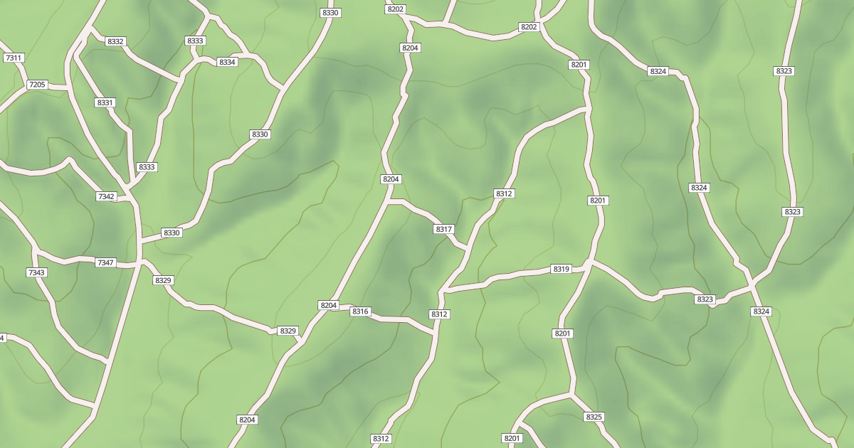 Map preview of USFS Motor Vehicle Use Map Trails 20007