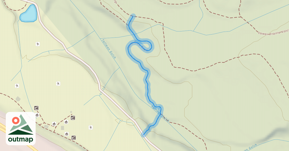 Map of Lone Tree Trail