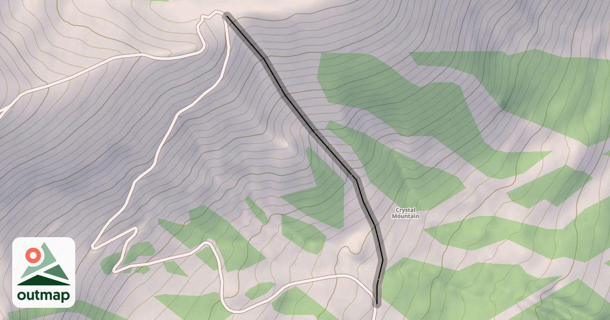 Map of Middle Ferk's Run