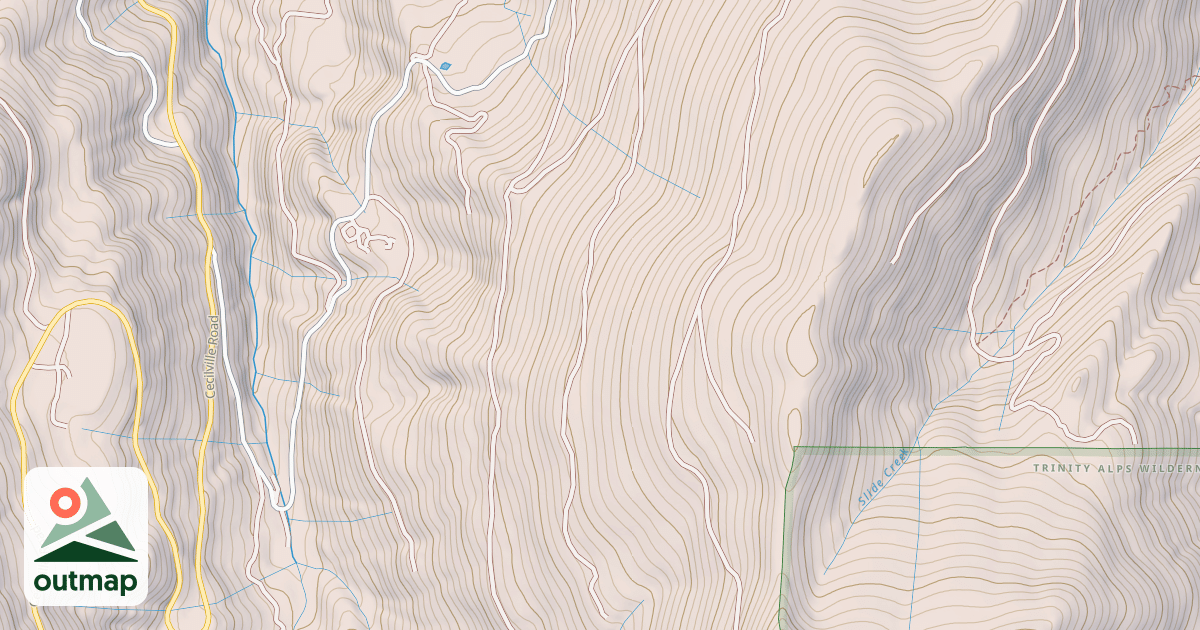 Map of BLUE JAY RIDGE