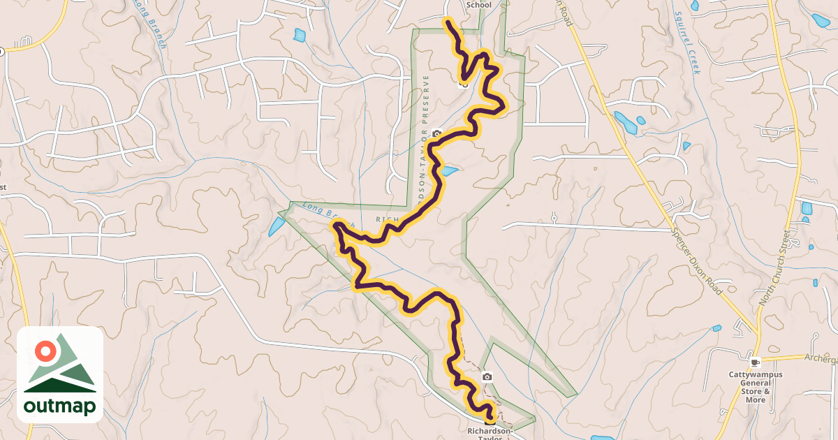 Map of Bill Craft Trail