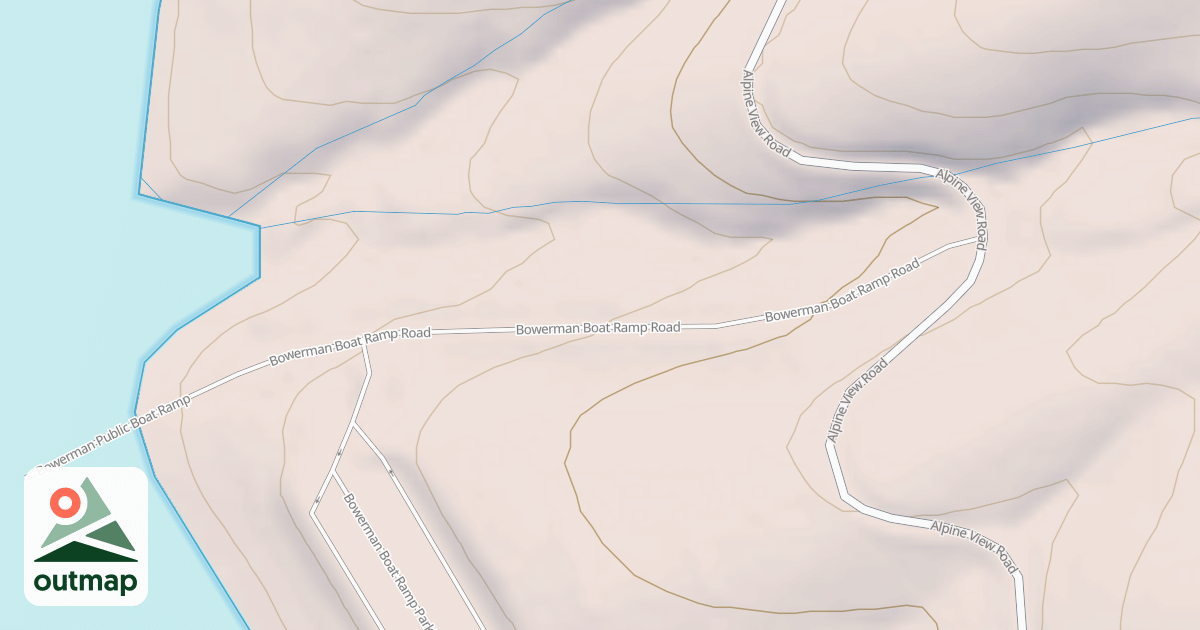 Map of BOWERMAN BOAT RAMP