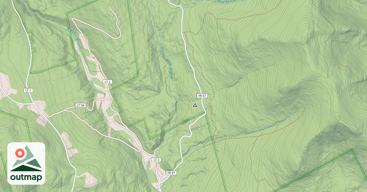 Map of Furnace Brook
