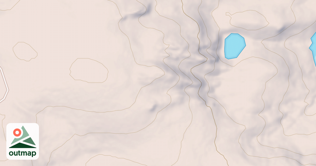 Map of NORTH PICKET PIN LAKE