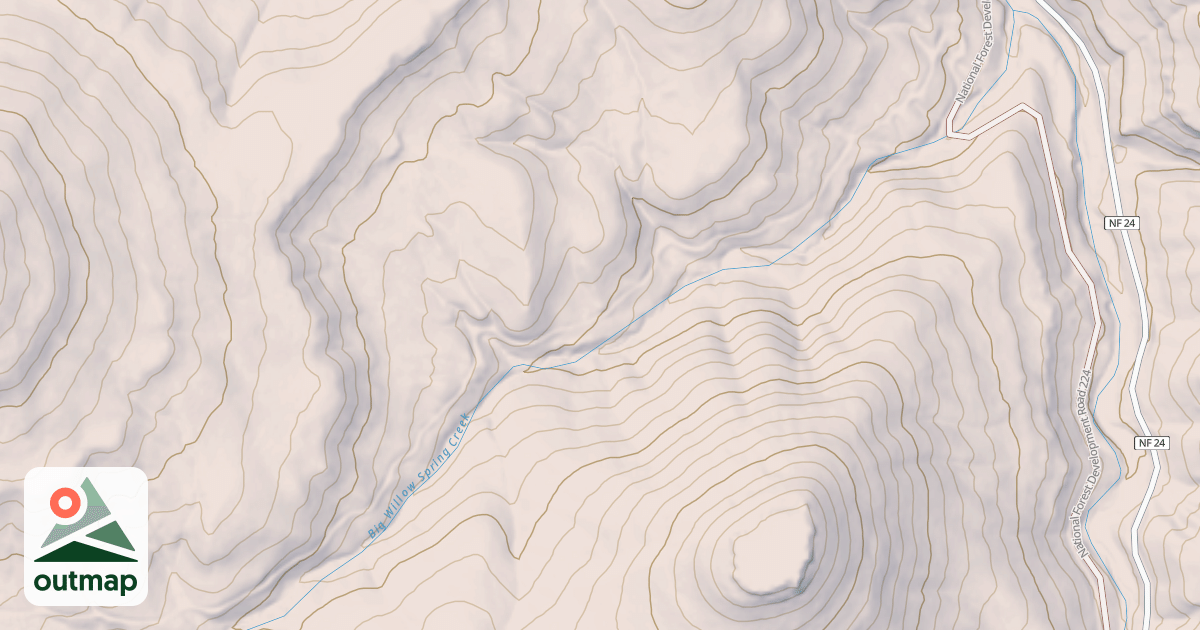 Map of Indian Creek