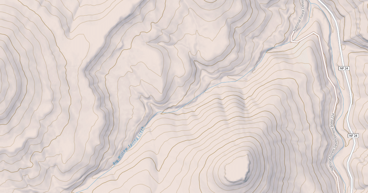 Map preview of Indian Creek
