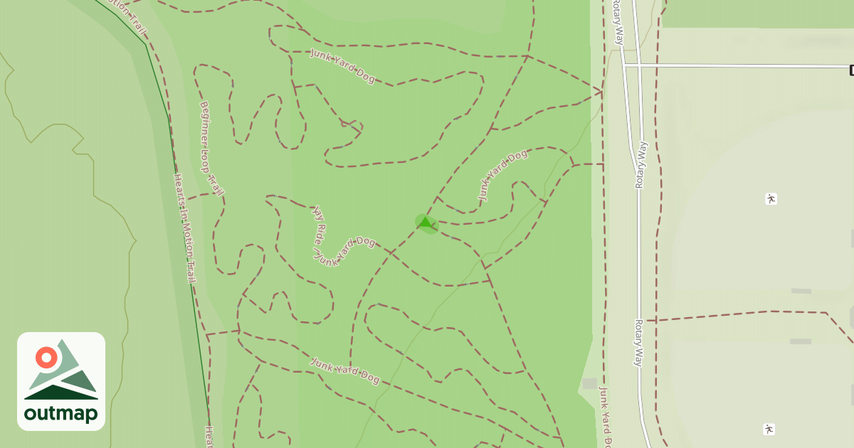 Map of Beginner Loop Trail