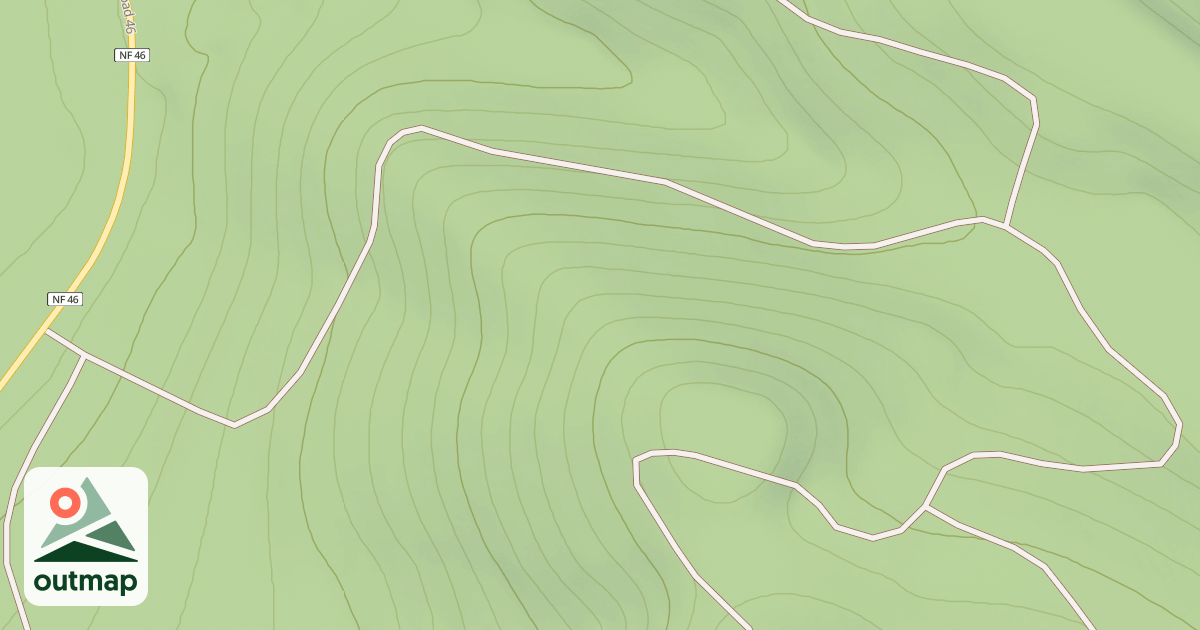 Map of BUMP LAKE ACCESS