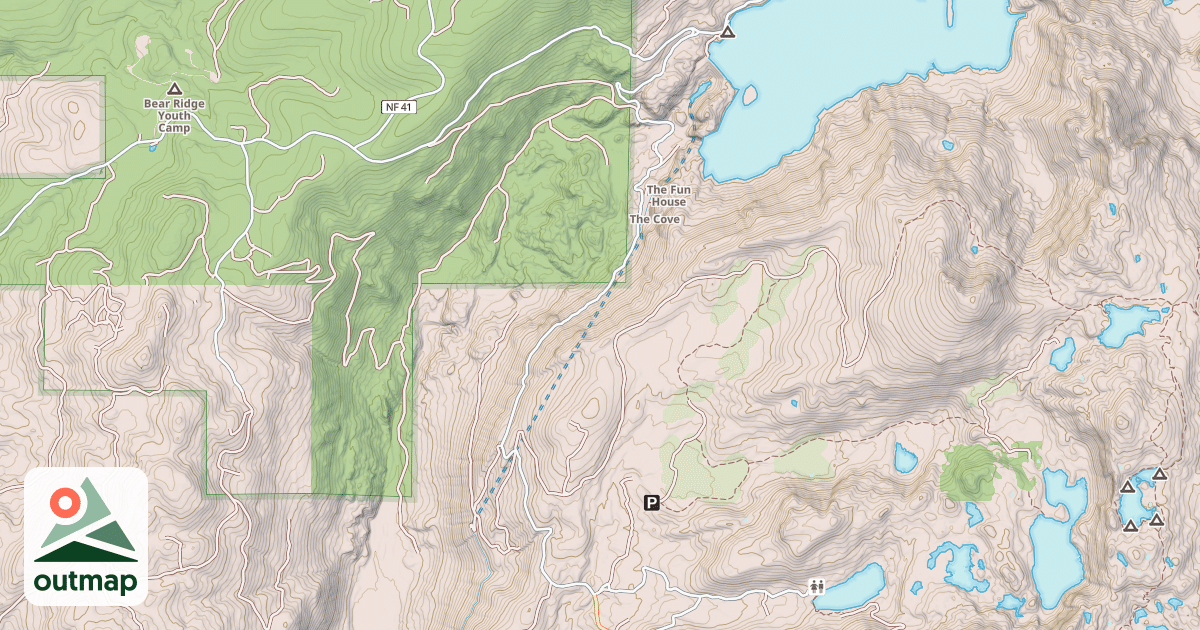 Map of BOWMAN LAKE