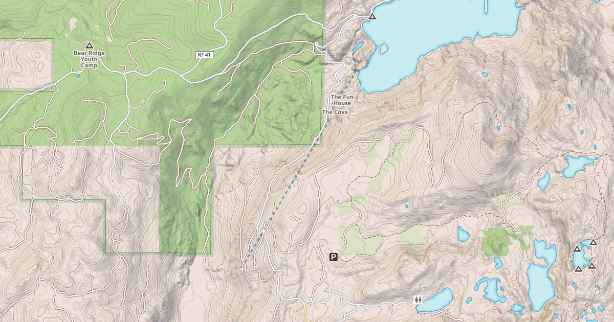Map preview of BOWMAN LAKE