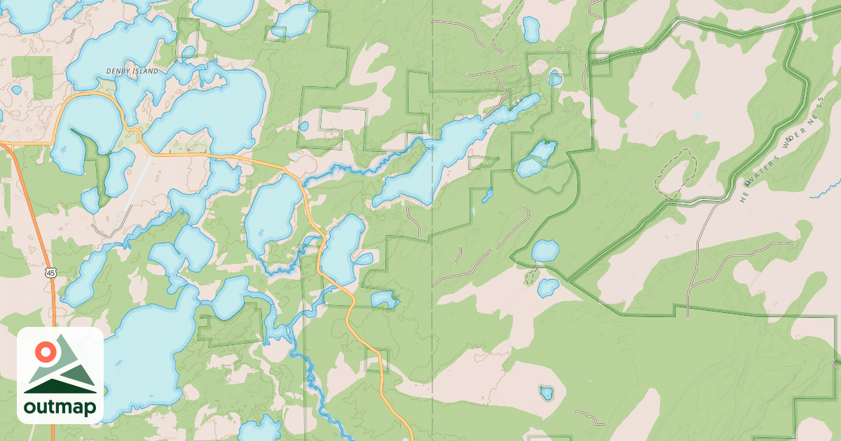 Map of ONEIDA COUNTY SNOWMOBILE