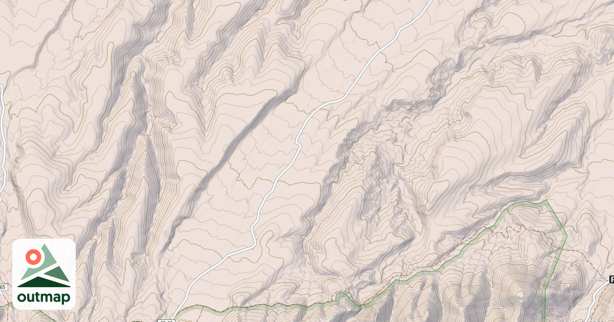 Map of USFS National Forest System Roads {A1AF5D92-7ED7-4969-8F40-644662A14FFB}