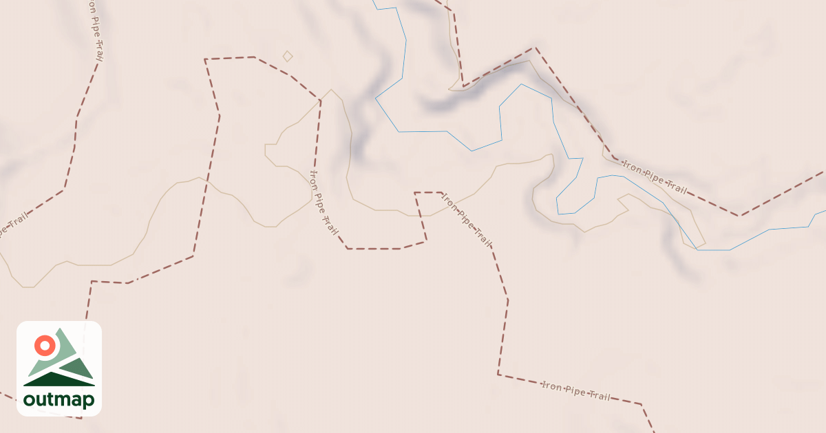 Map of Straight Arrows Trail