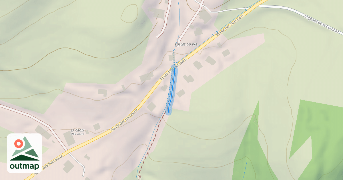 Map of Chemin du Stamparon