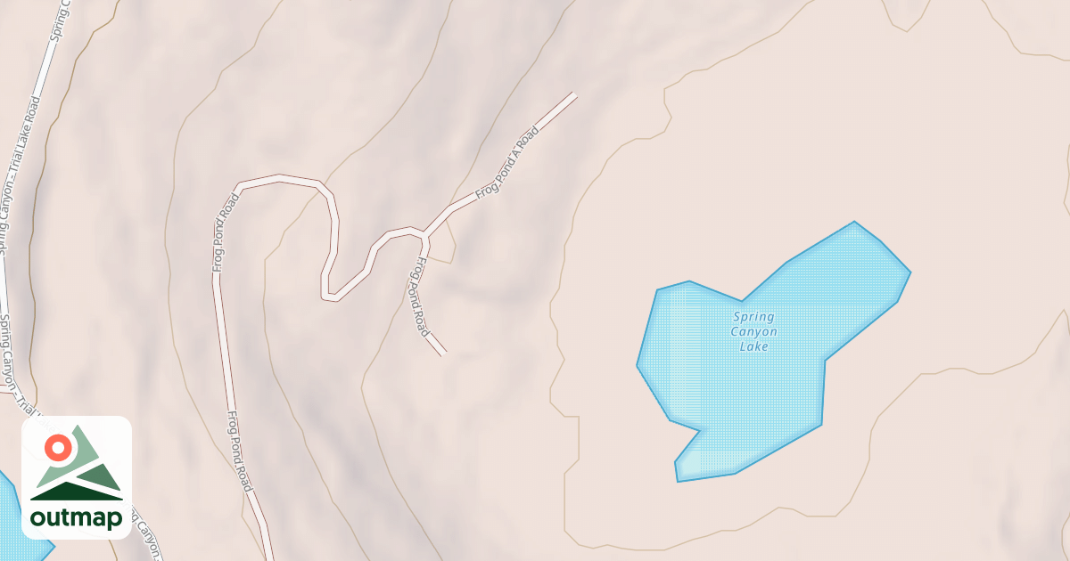 Map of FROG POND-A
