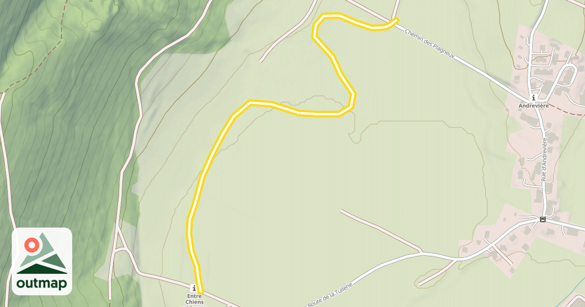 Map of Tour du P'tit Bois - Vers Liaison Méaudre