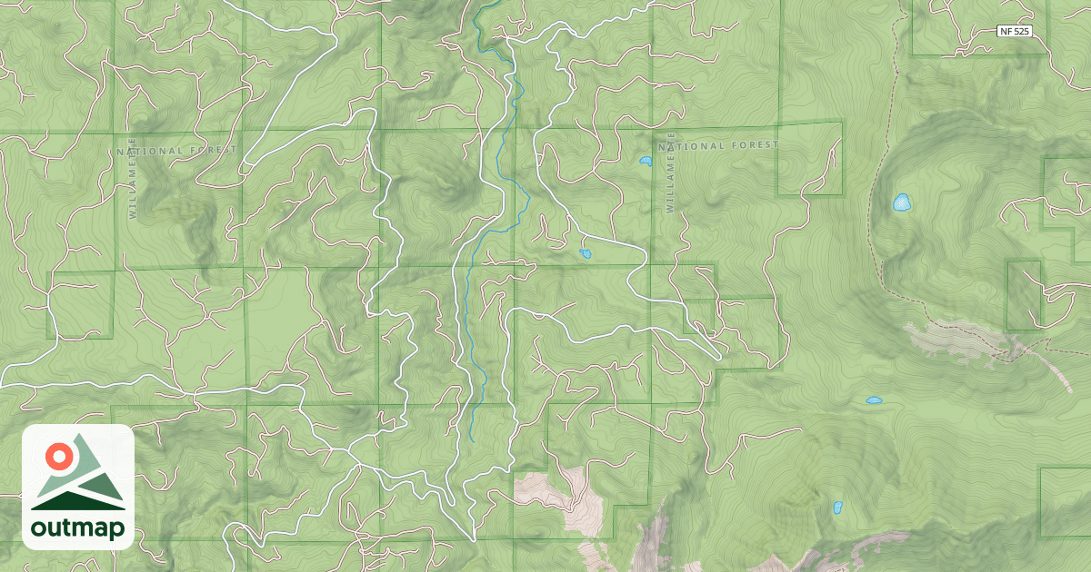 Map of COUGAR CREEK RD