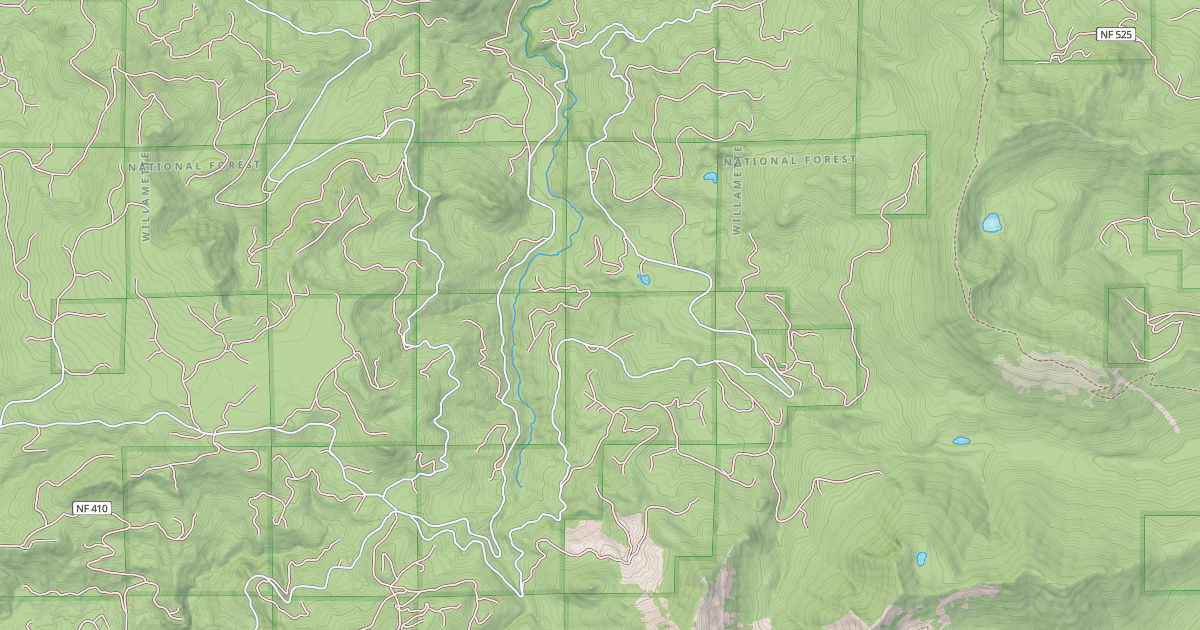 Map preview of COUGAR CREEK RD