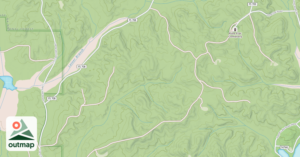 Map of SAMFORD