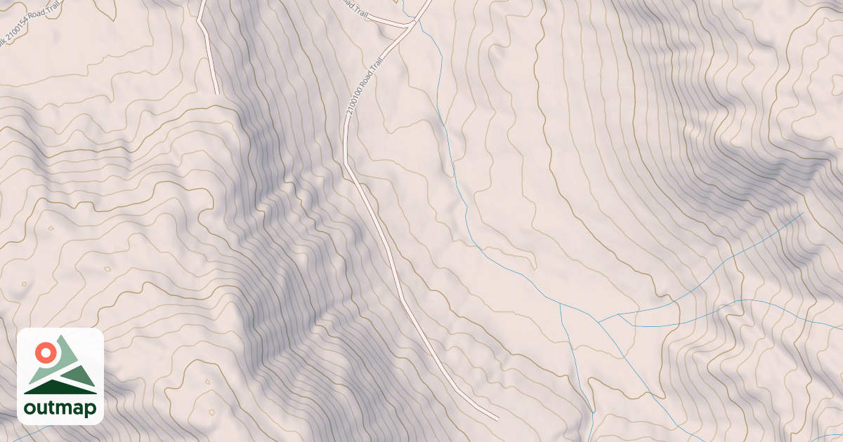 Map of 2100100 Road