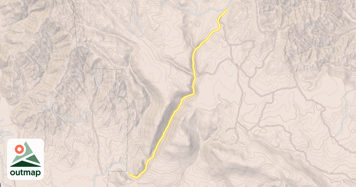 Map of Camp Creek Road