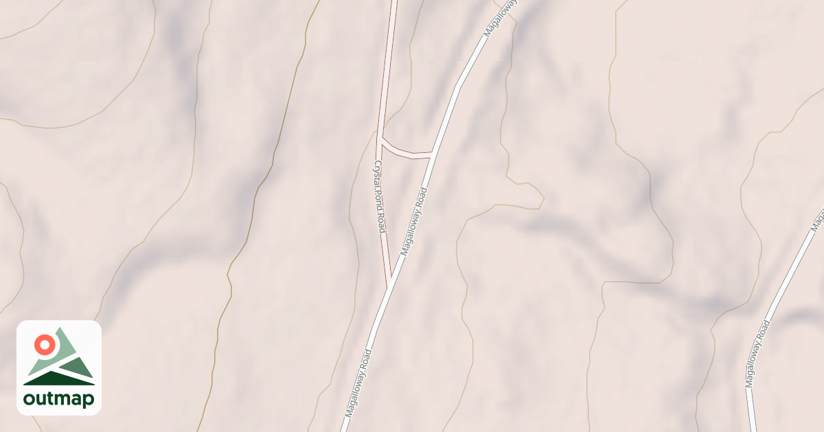 Map of Magalloway Rd