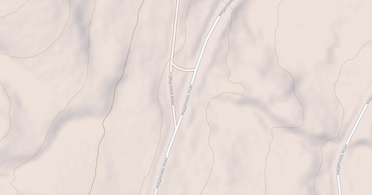 Map preview of Magalloway Rd