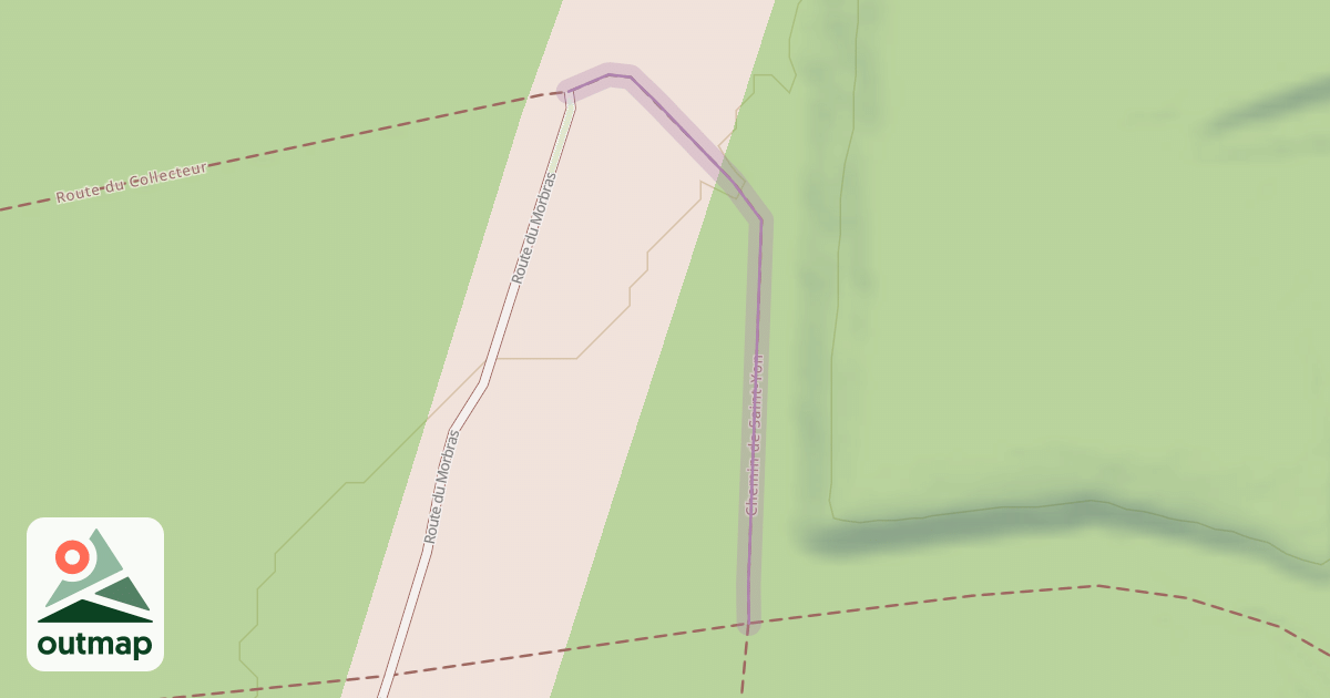Map of Chemin de Saint-Yon