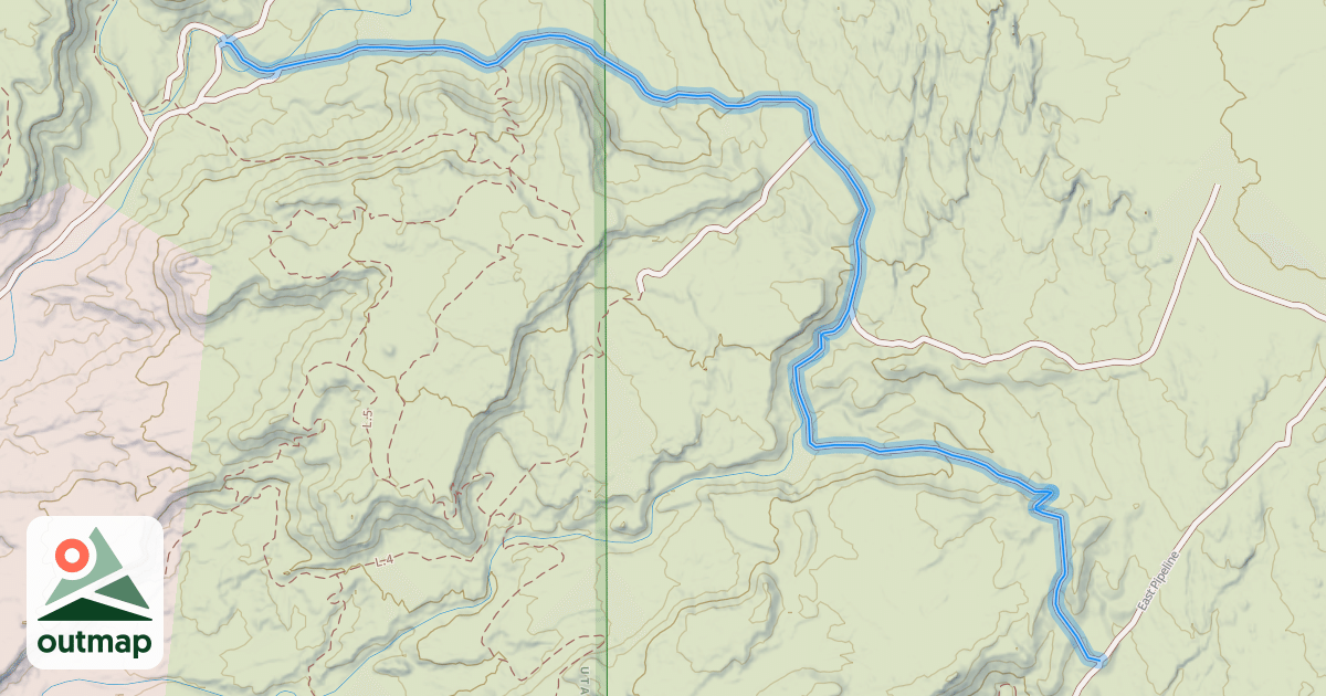 Map of ATV Sovereign Loop Road