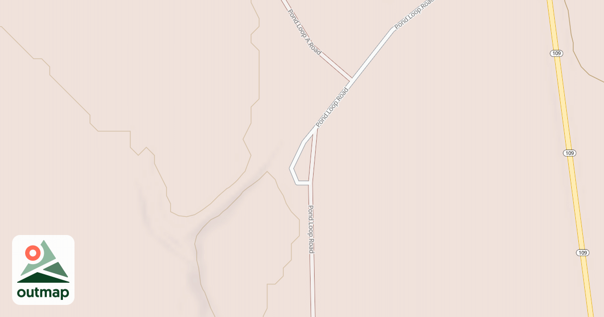 Map of POND LOOP B
