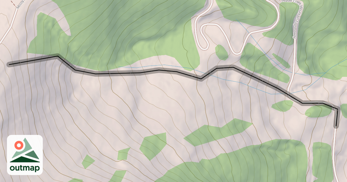 Map of Three Tree Gully