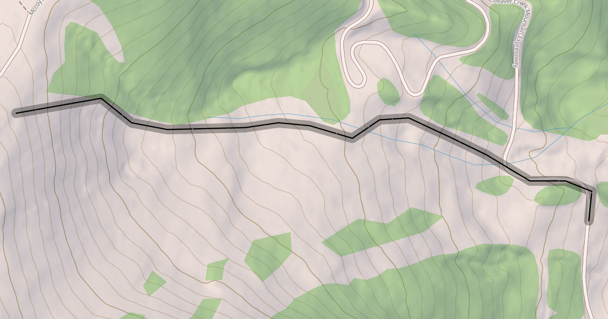 Map preview of Three Tree Gully