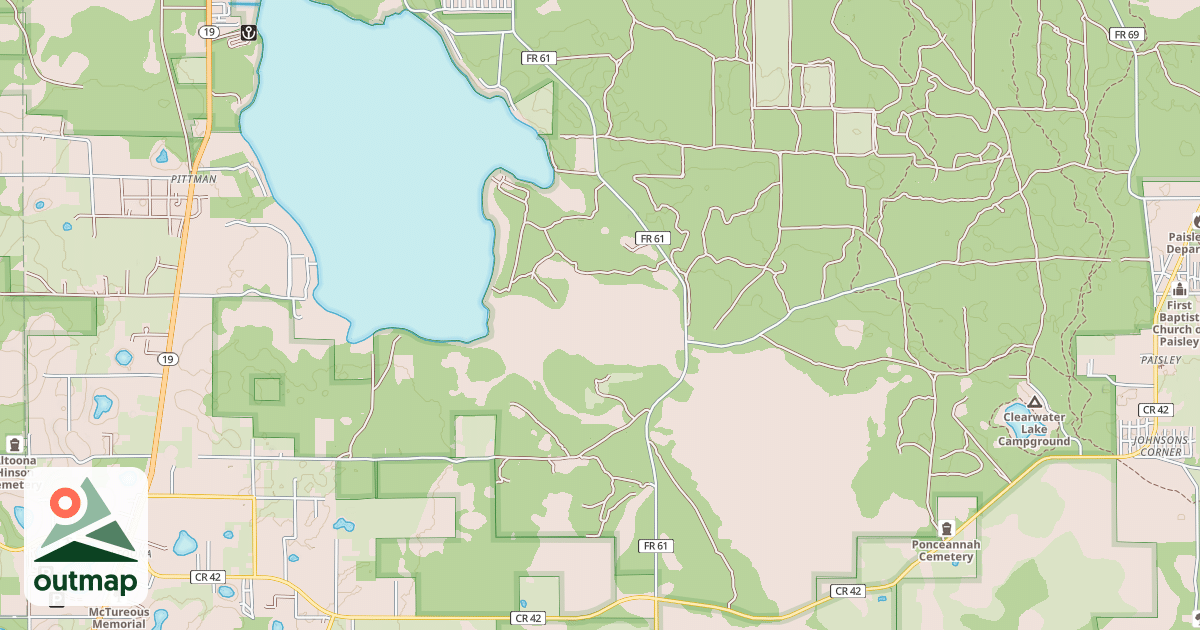 Map of BLACKWATER - CR 9081