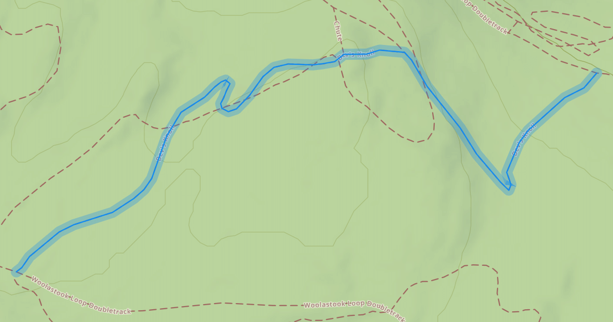 Map preview of Bev's Knoll