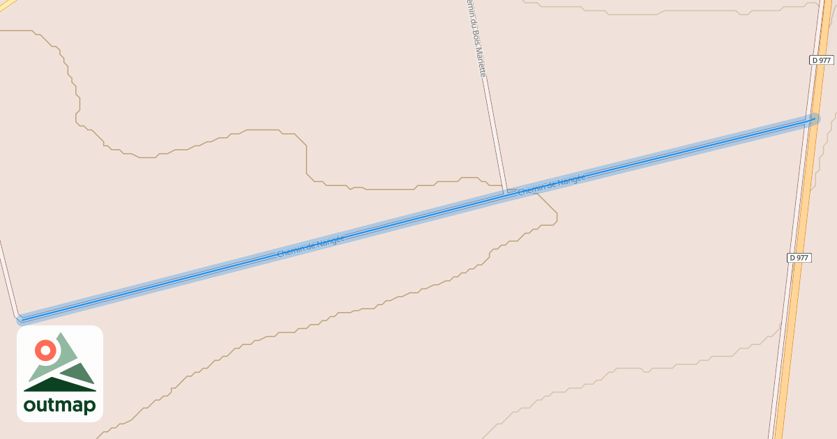 Map of Chemin de Nangée