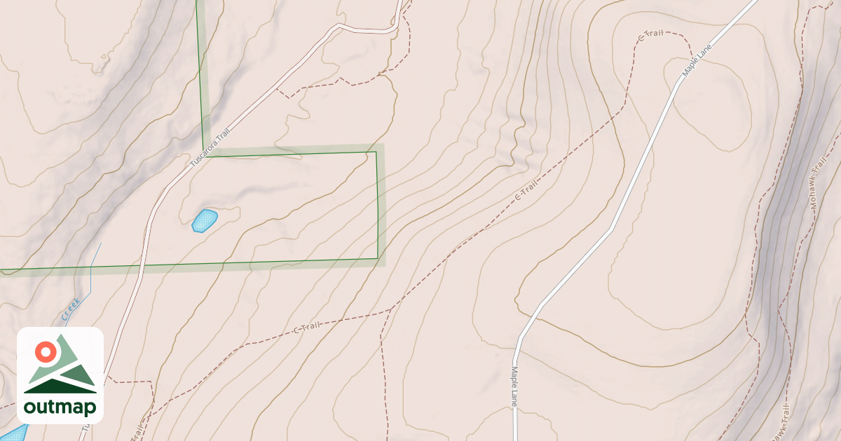 Map of C Trail