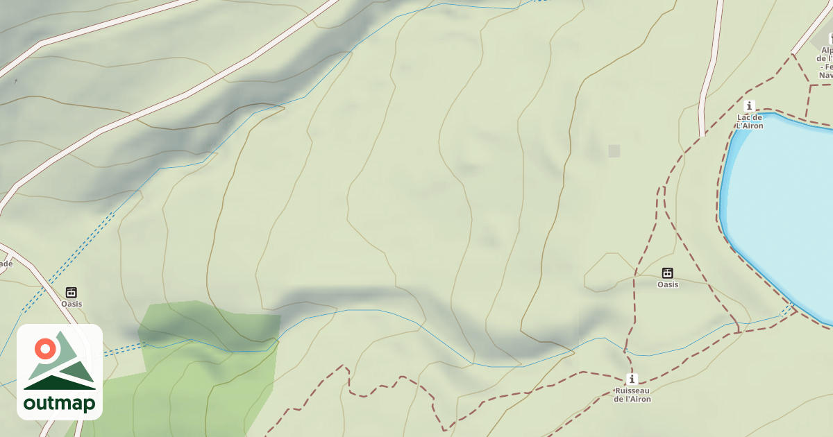 Map of Cool zone de l'Oasis