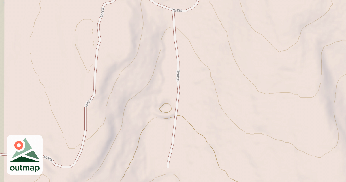 Map of BRUNEAU SPUR B