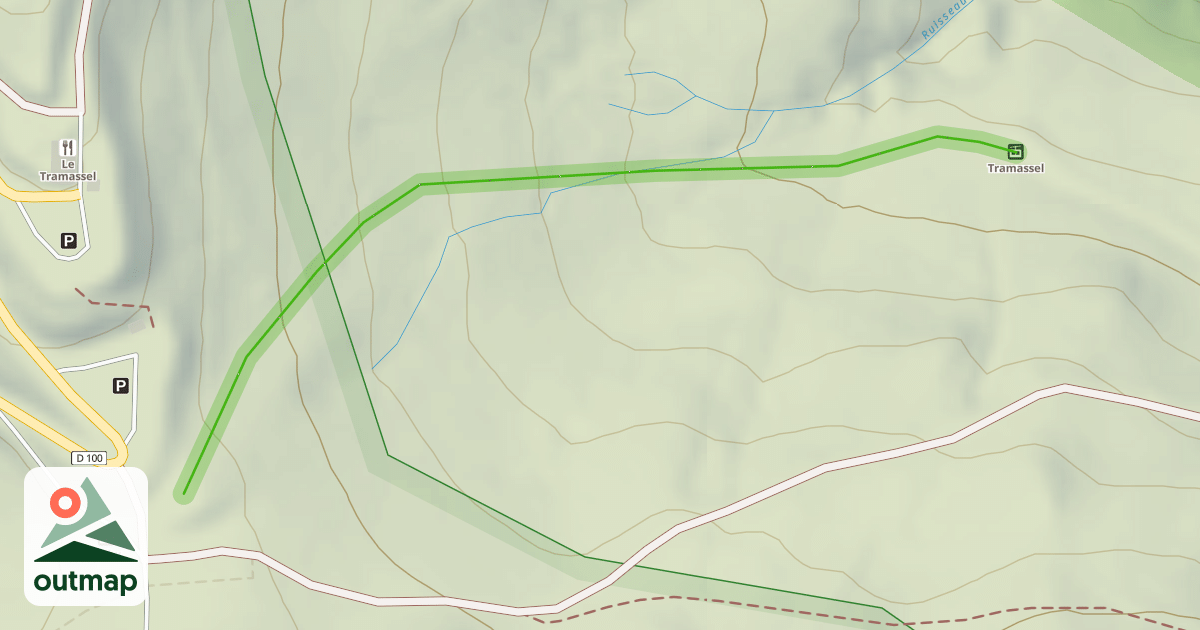 Map of Les Aiglons