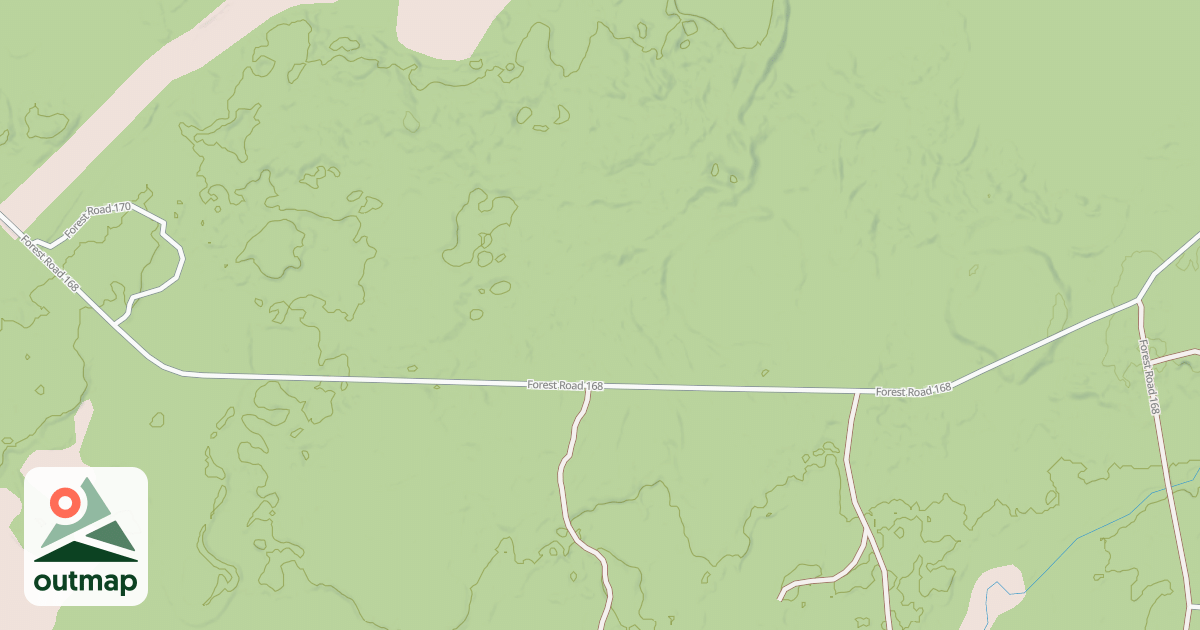 Map of USFS Motor Vehicle Use Map Trails 19633
