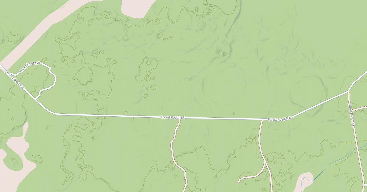 Map preview of USFS Motor Vehicle Use Map Trails 19633